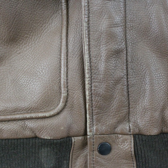 VTG Aberdeen G-1 Pilot Bomber Leather Jacket B301 - Picture 2 of 8